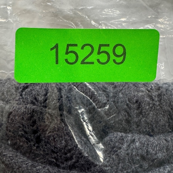 DKNY Jeans Women's Gray Knit Long Sleeve Lightweight Sweater Size Medium - Picture 8 of 8